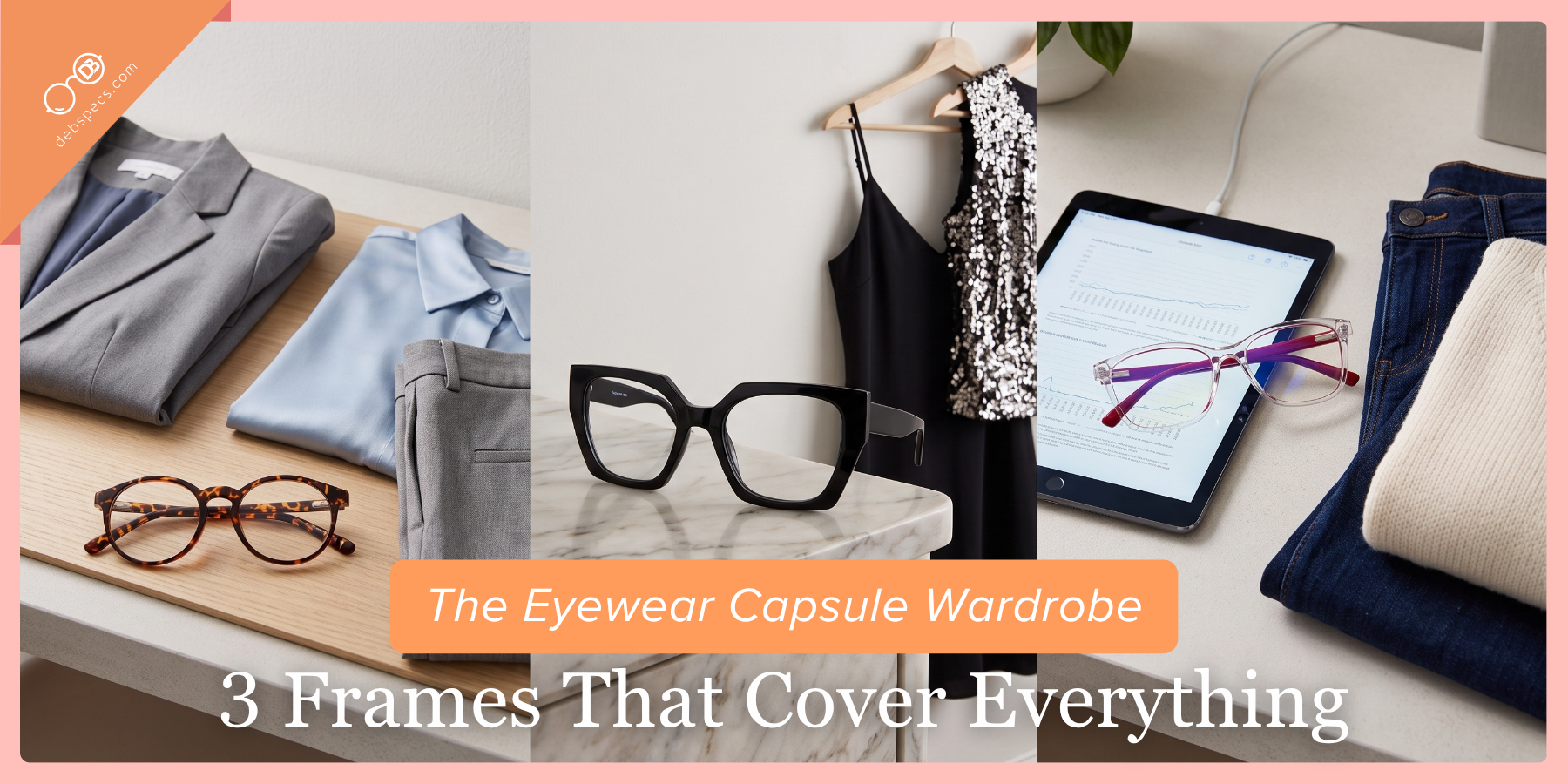 The Eyewear Capsule Wardrobe: 3 Frames That Cover Everything