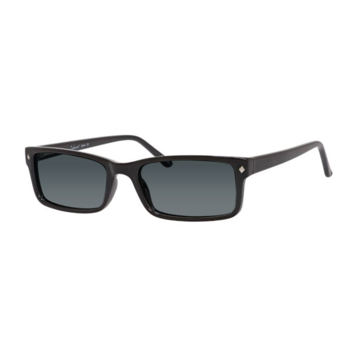 DebSpecs eyewear product style 3944 Rectangle Mens Plastic Shiny Black Average