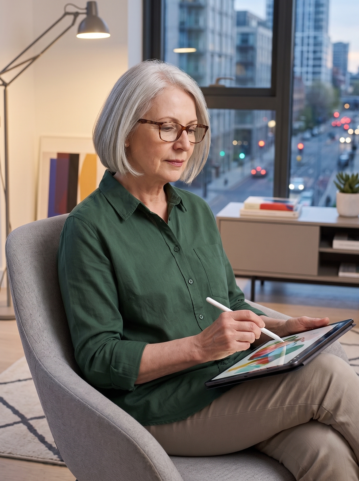 DebSpecs eyewear product style 4200 clear highpower female