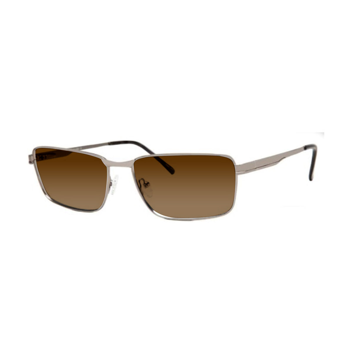 DebSpecs eyewear product style 4280 Rectangle Metal Mens Silver Average