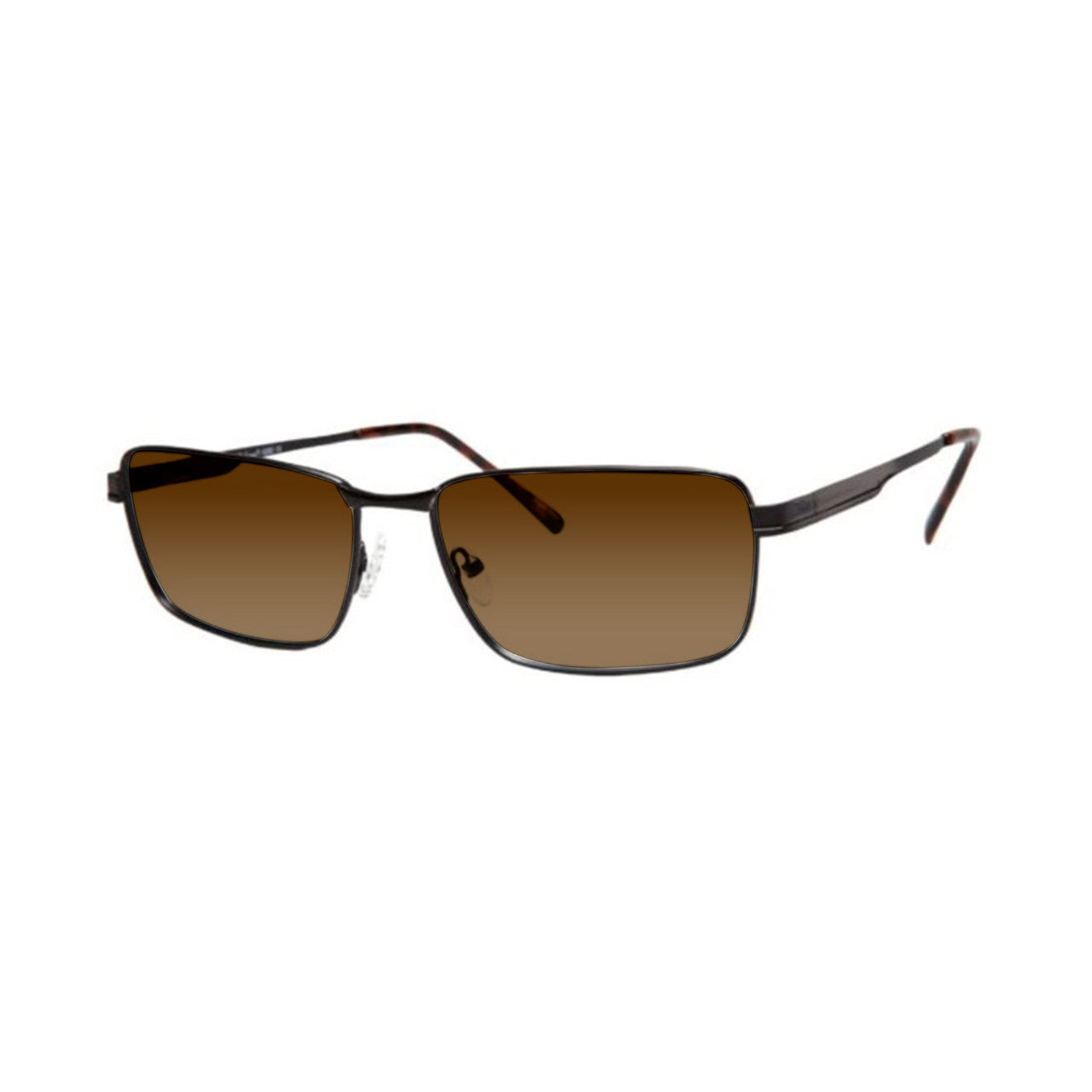 DebSpecs eyewear product style 4280 Rectangle Metal Mens Matte Black Average