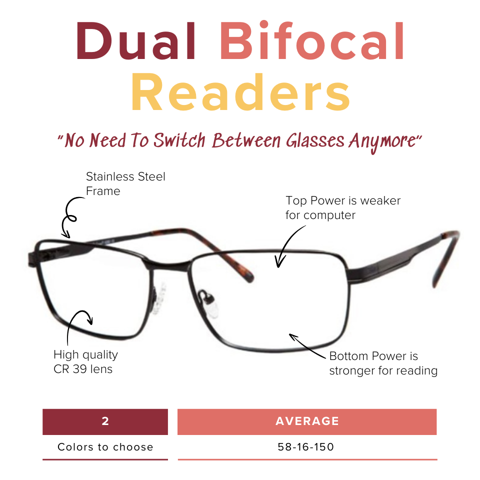 DebSpecs eyewear product style 4280 Rectangle Metal Mens