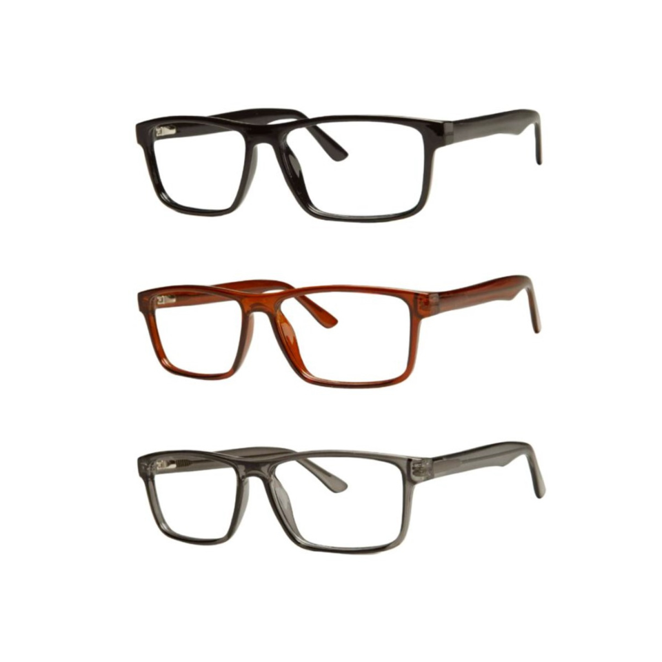 DebSpecs eyewear product style 4313 Square Mens Plastic