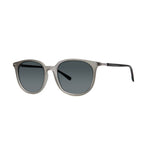 DebSpecs eyewear product style 4350 Round Grey and Black black tint medium