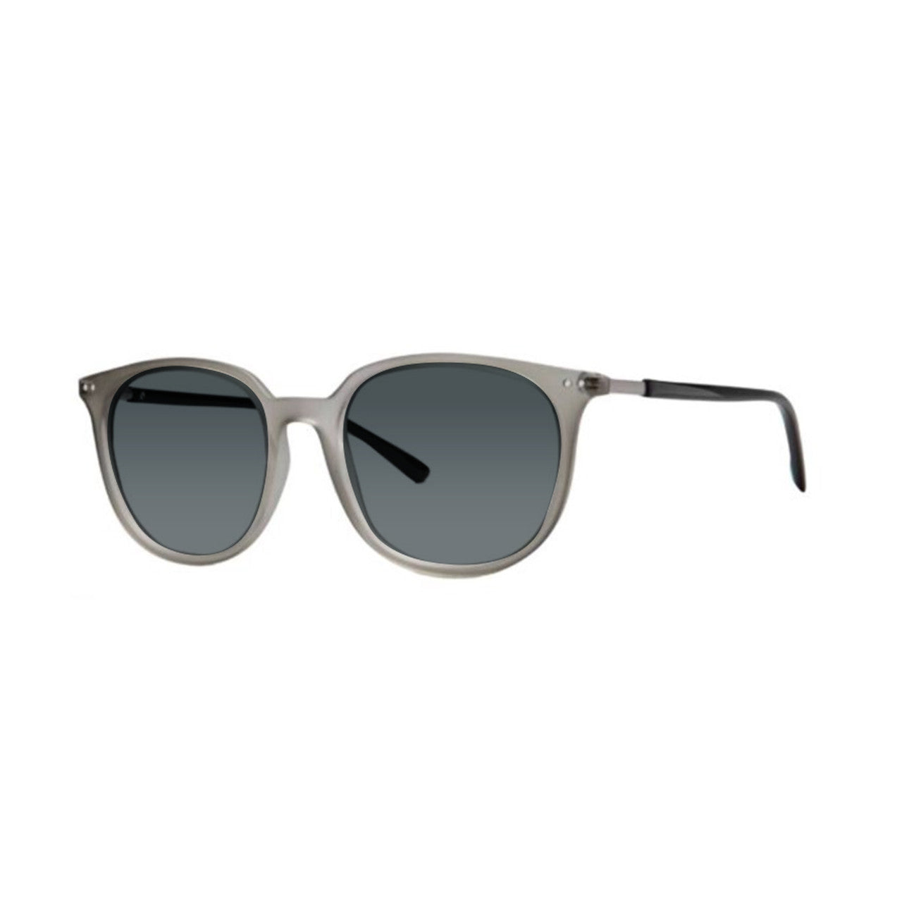 DebSpecs eyewear product style 4350 Round Grey and Black black tint medium