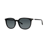 DebSpecs eyewear product style 4350 Round Matte Black black tint medium