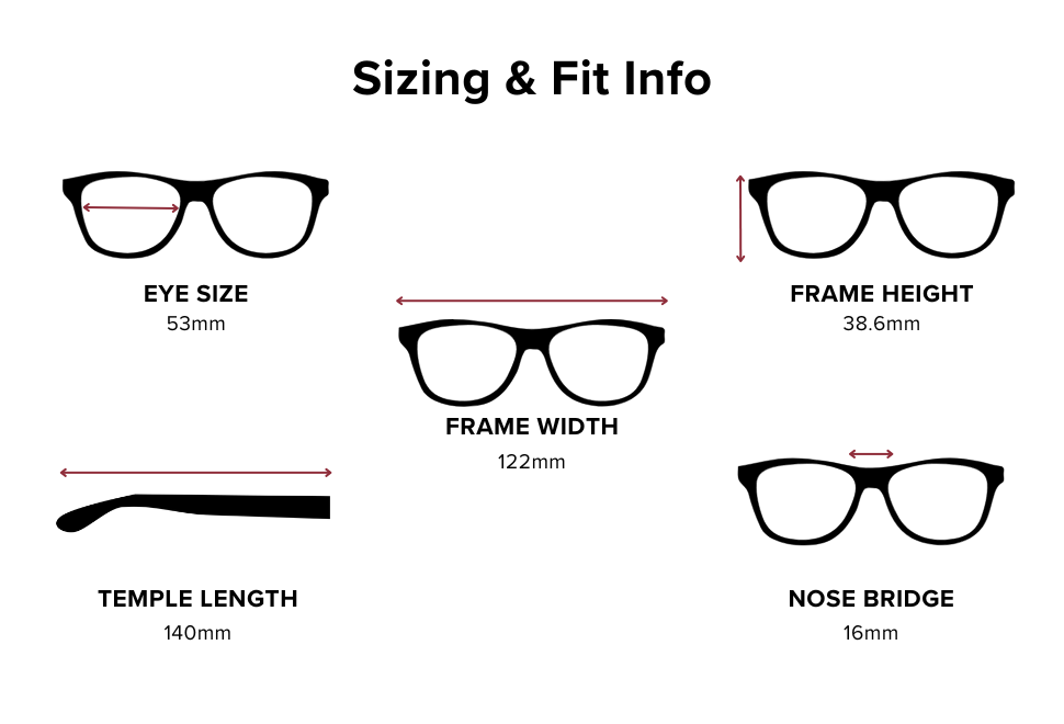 DebSpecs eyewear product style 4464 Women Size Info