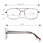 DebSpecs Aviator Style Reading Glasses ee larry Brown infographic