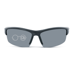 DebSpecs Bifocal safety sun readers Black front view