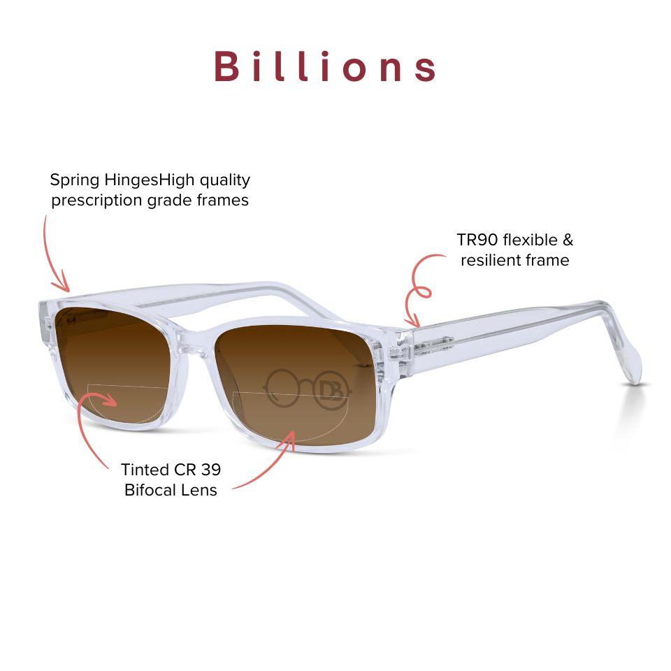 DebSpecs Bifocal Sunglasses Billions PT02