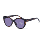 DebSpecs Bifocal sun Brown Tortoise angled view eyewear
