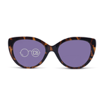 DebSpecs Bifocal sun Brown Tortoise front view eyewear