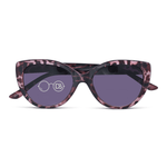 DebSpecs Bifocal sun Cream Tortoise front folded view eyewear