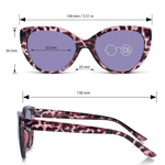 DebSpecs Bifocal sun Cream Tortoise infographic