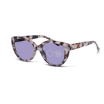 DebSpecs Bifocal sun See through Tortoise angled view eyewear