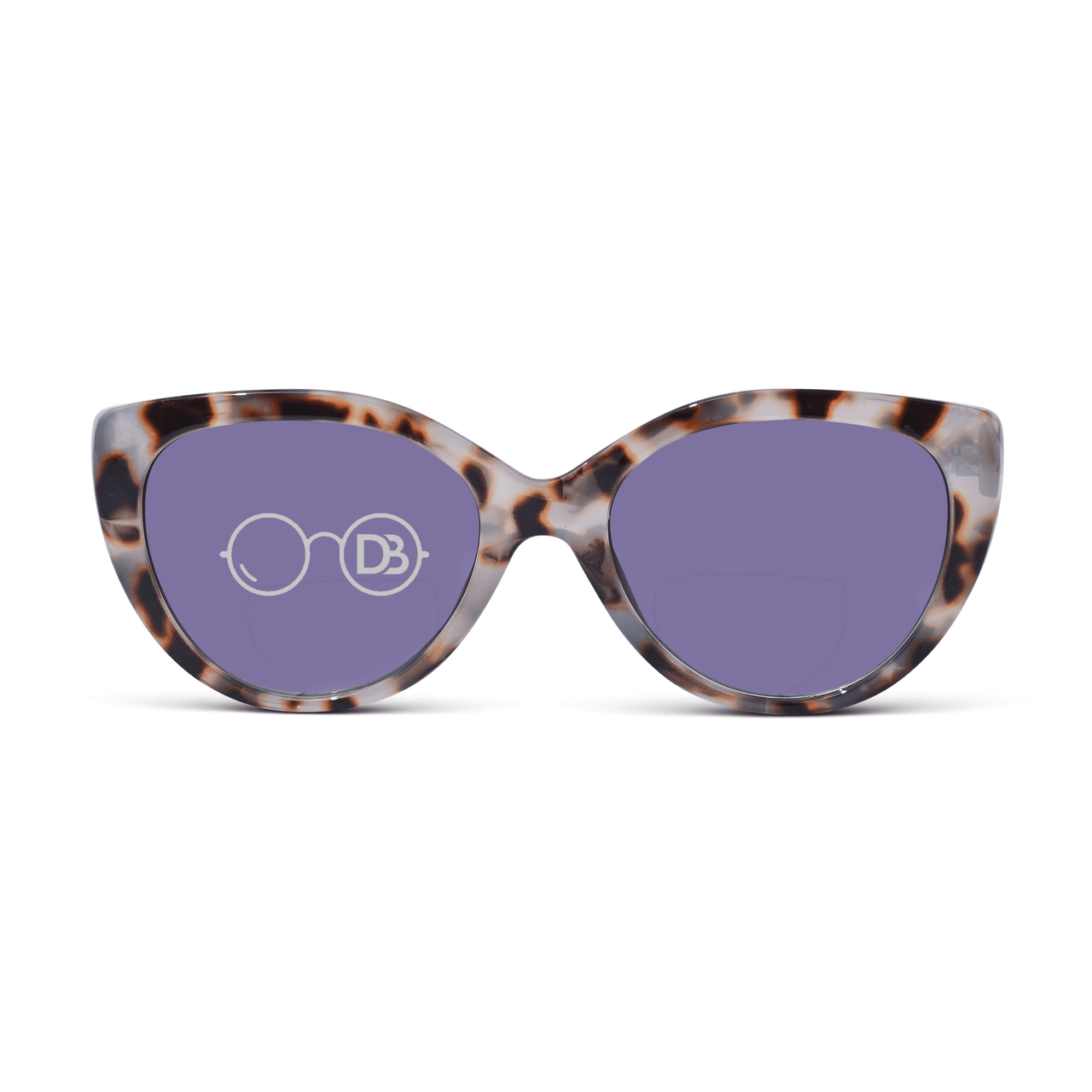 DebSpecs Bifocal sun See through Tortoise front view eyewear