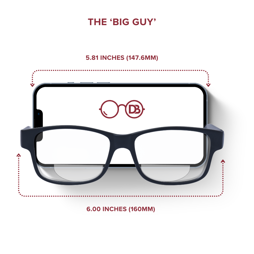 DebSpecs Big Guy Bifocal for PDP 2 front view eyewear