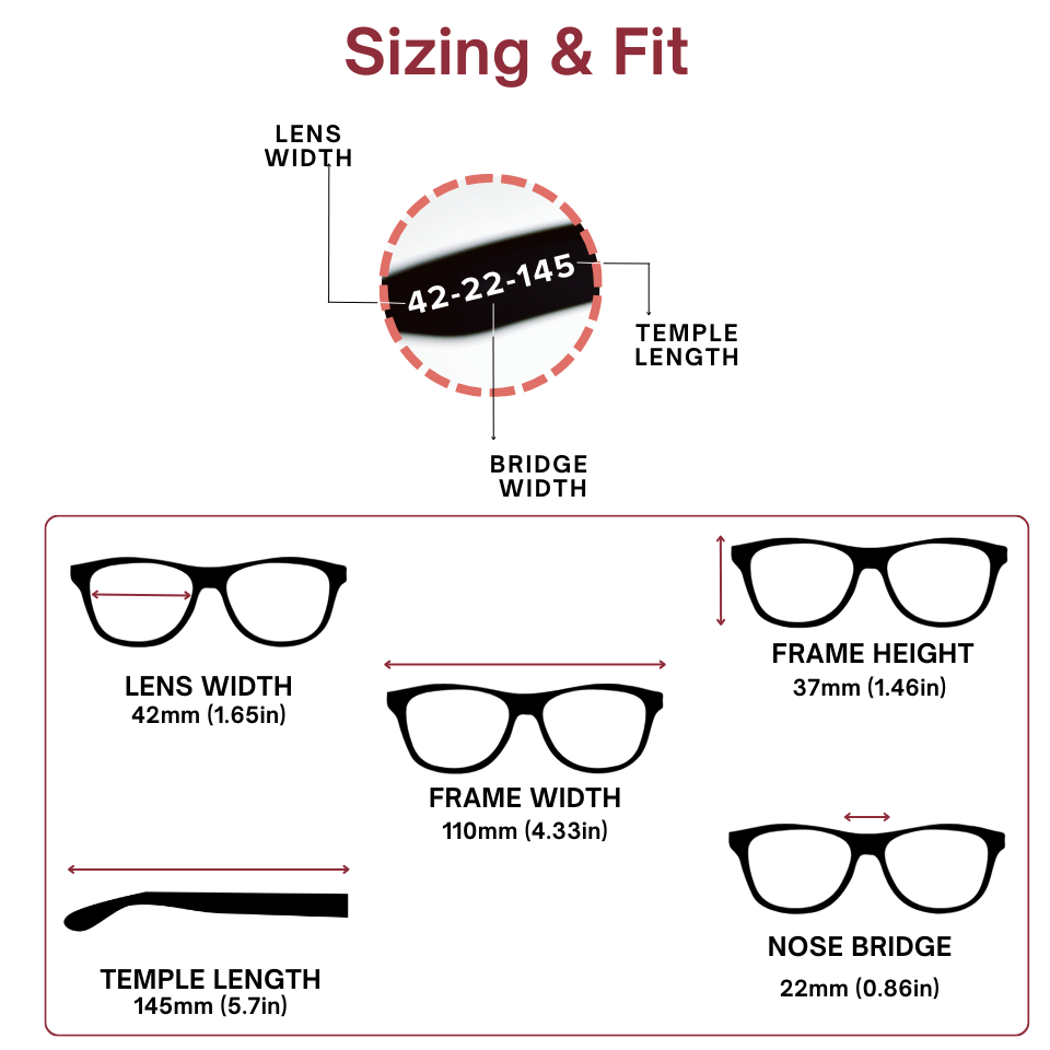 DebSpecs Blues Music Sizing eyewear