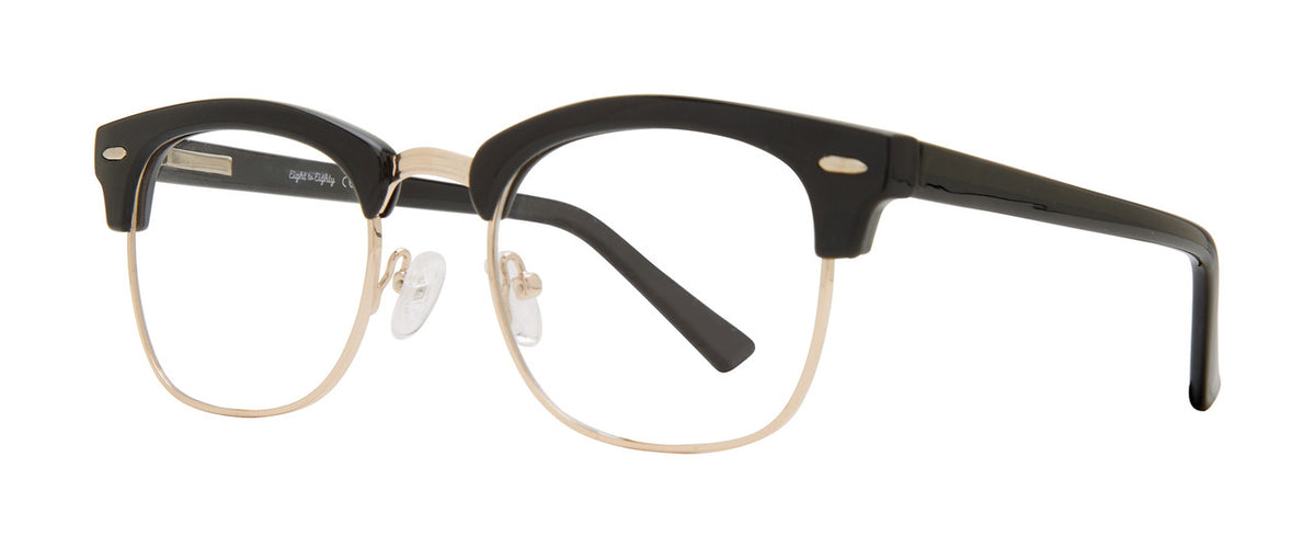DebSpecs Buster Black Gold eyewear