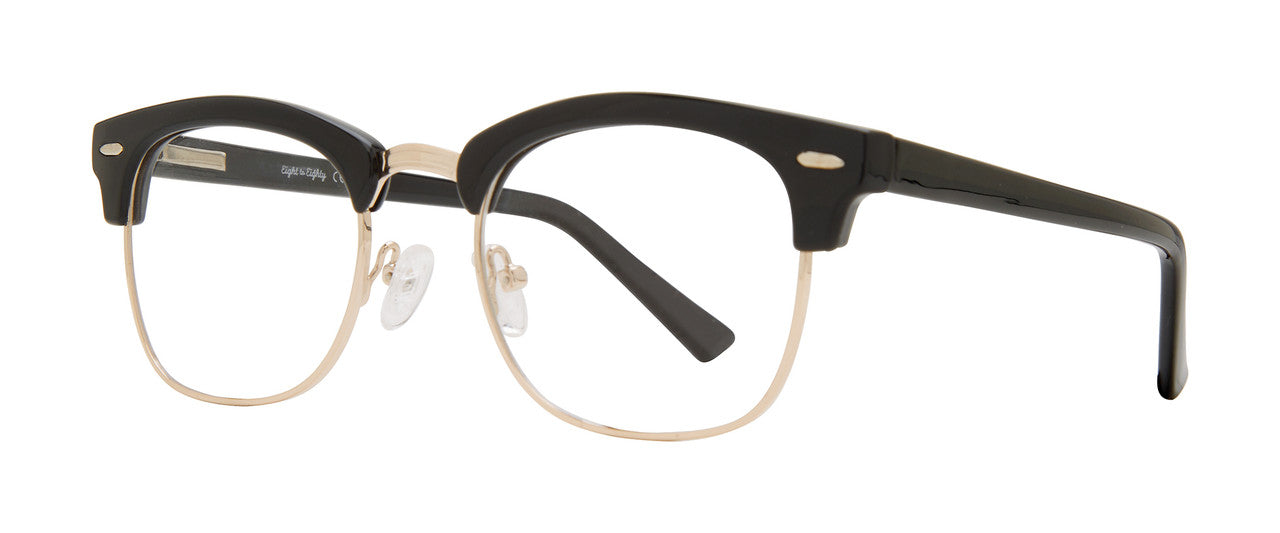 DebSpecs Buster Black Gold eyewear