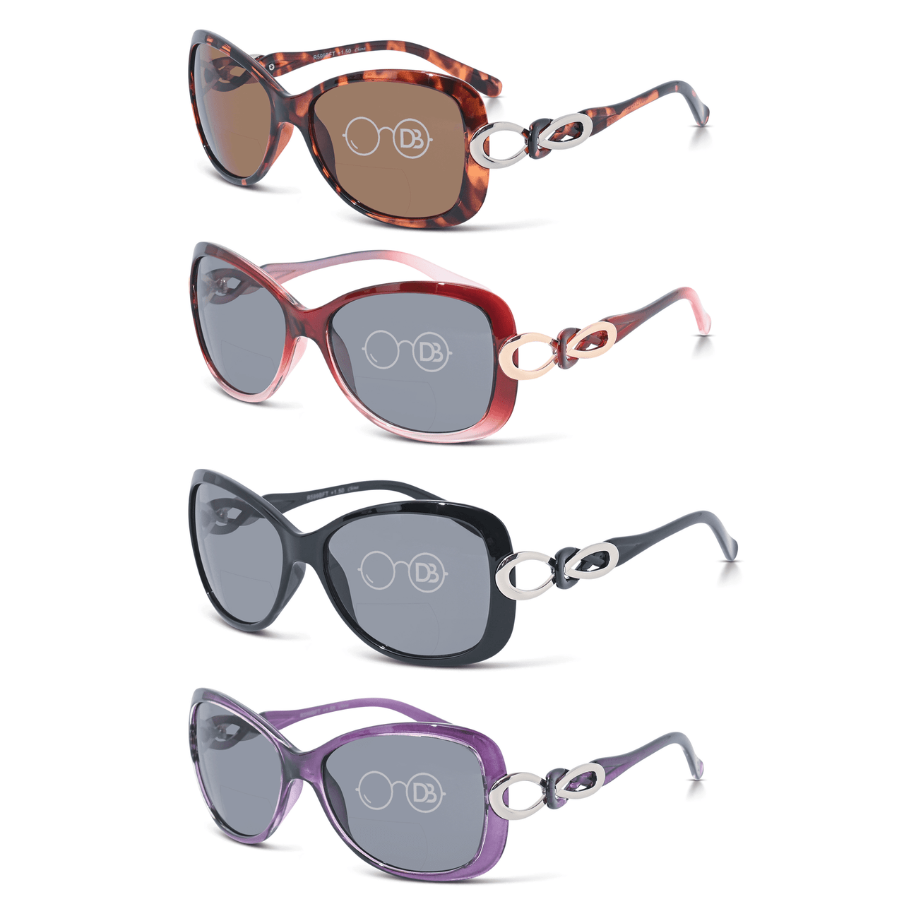 DebSpecs Chic Bifocal Sunglasses Readers oc 599bf product group