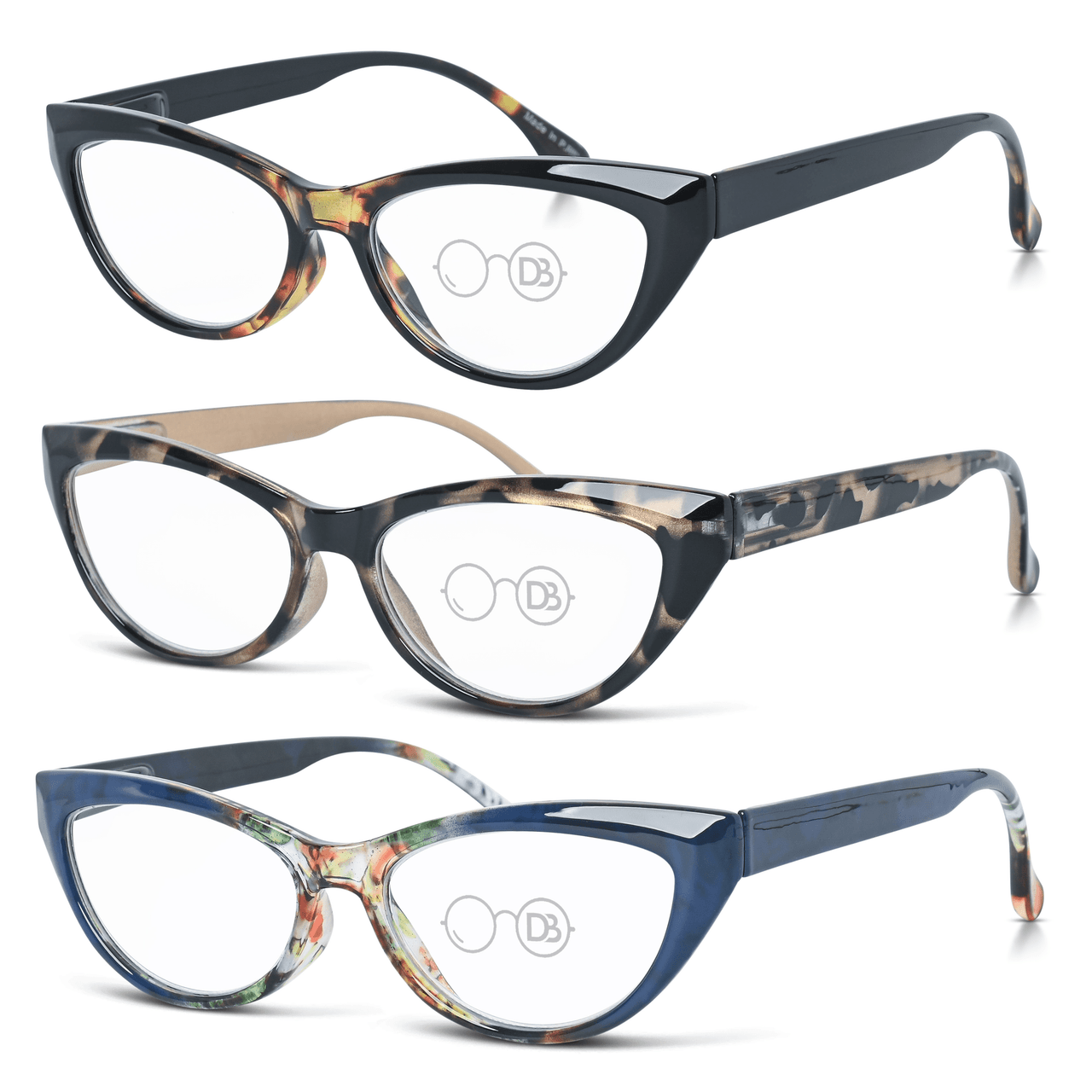 DebSpecs Chic Cat Eye Reading Glasses gc r913 product group