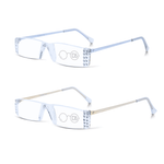 DebSpecs Clear Rimless Crystal Reading Glasses AP2908rs product group
