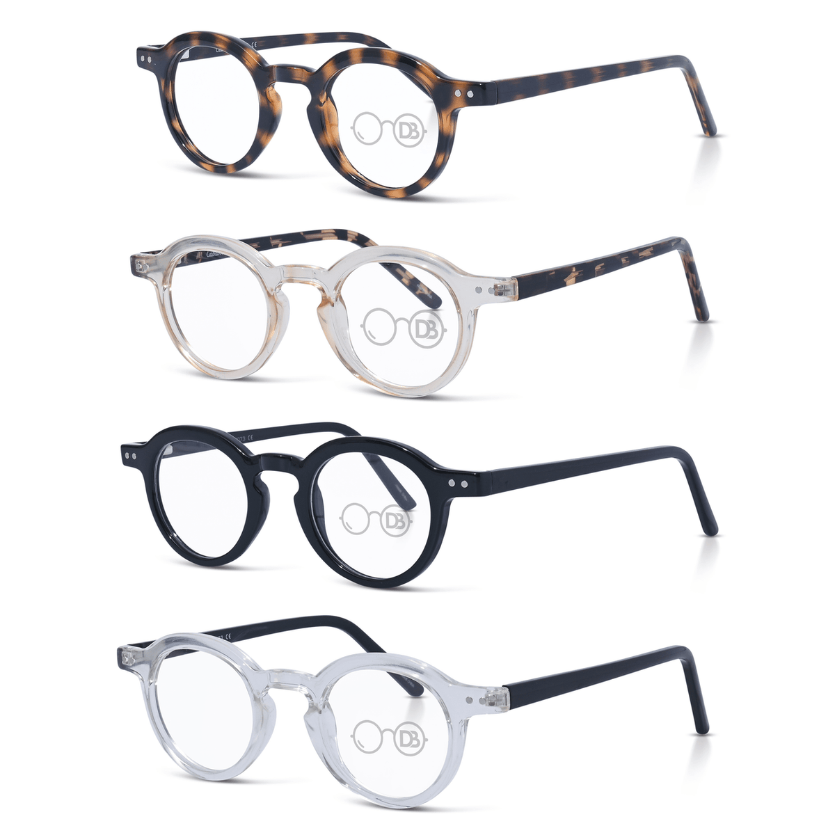 DebSpecs Contemporary Round Optical Reading Glasses en4073 product group