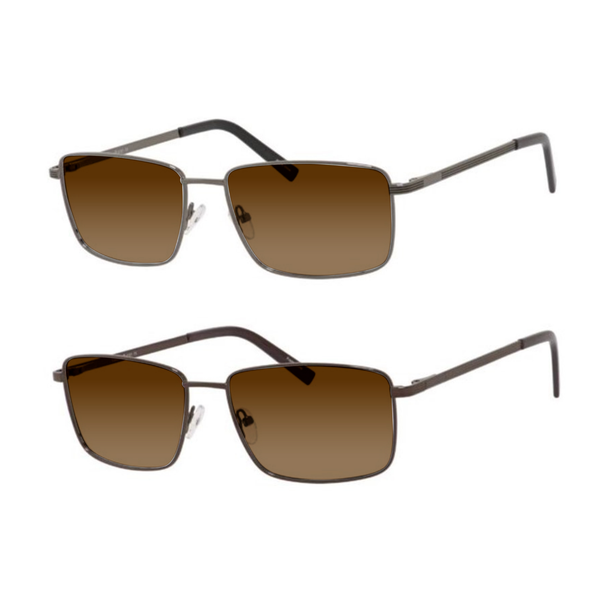 Men's Wide Metal Sunglass Readers - Dealer – Debby Burk Optical