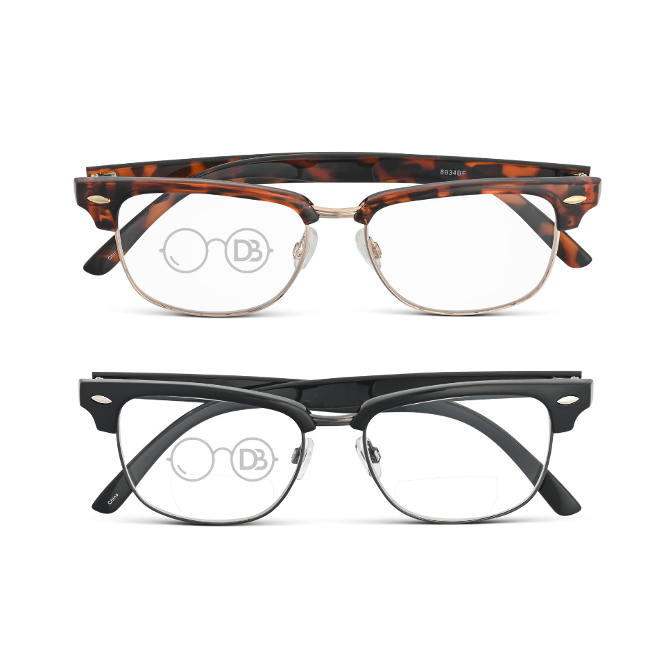 DebSpecs ER Bespoke front folded view eyewear