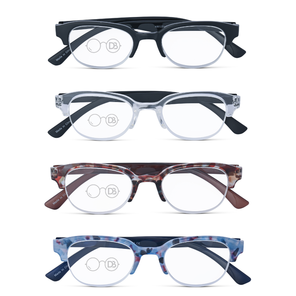 DebSpecs ER Plume front folded view eyewear
