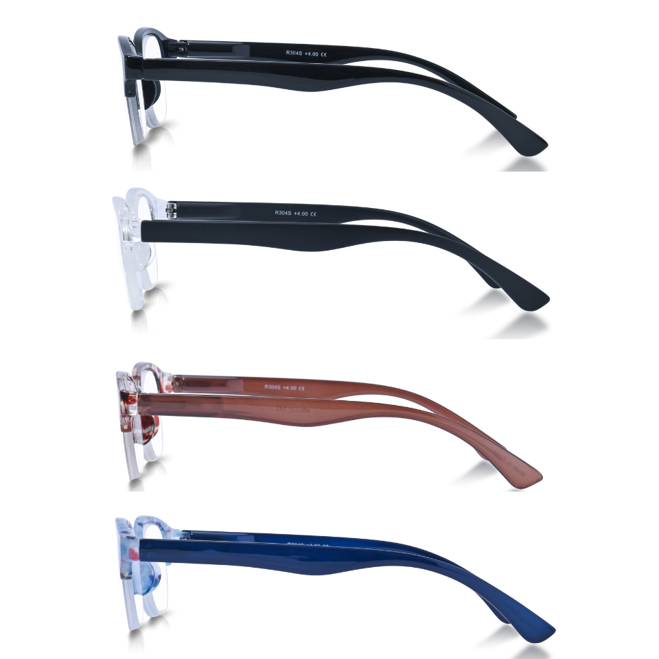 DebSpecs ER Plume side view eyewear