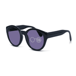 DebSpecs Hidden Inner Bifocal Sunglass Readers ef8918bf Black angled view