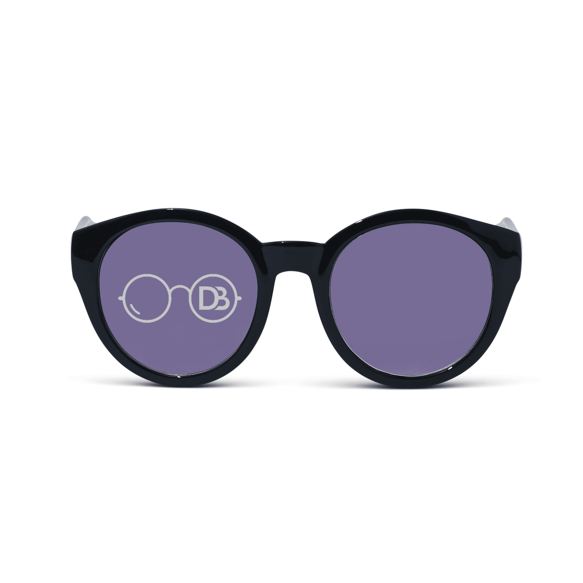 DebSpecs Hidden Inner Bifocal Sunglass Readers ef8918bf Black front view