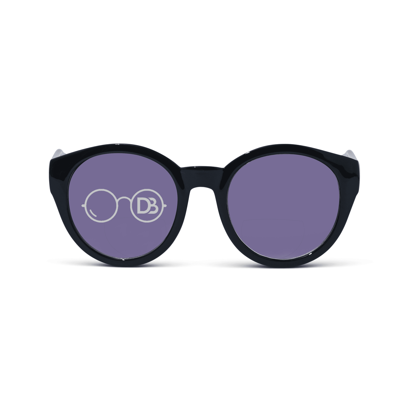 DebSpecs Hidden Inner Bifocal Sunglass Readers ef8918bf Black front view
