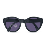 DebSpecs Hidden Inner Bifocal Sunglass Readers ef8918bf Black front folded view
