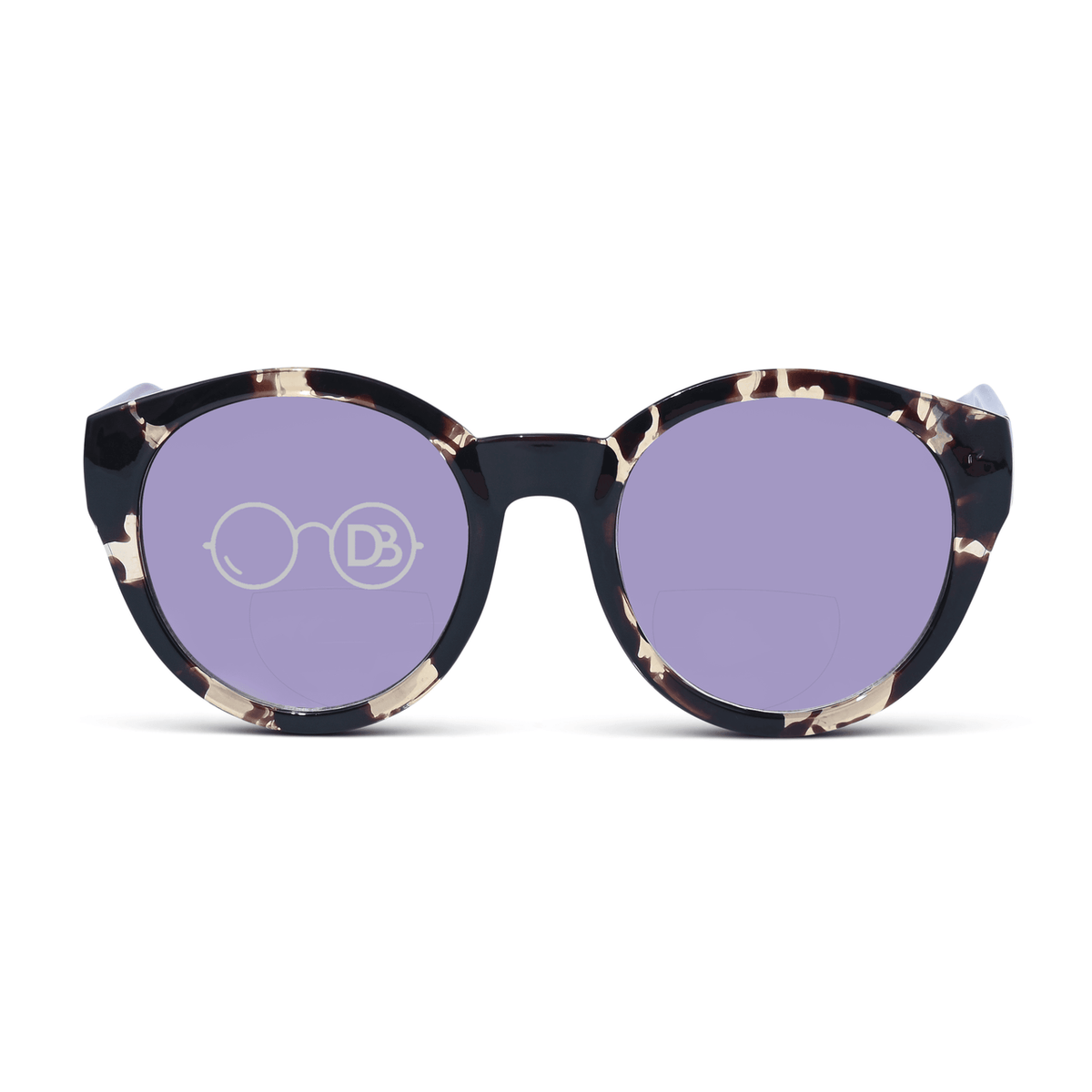 DebSpecs Hidden Inner Bifocal Sunglass Readers ef8918bf Brown Tortoise front view