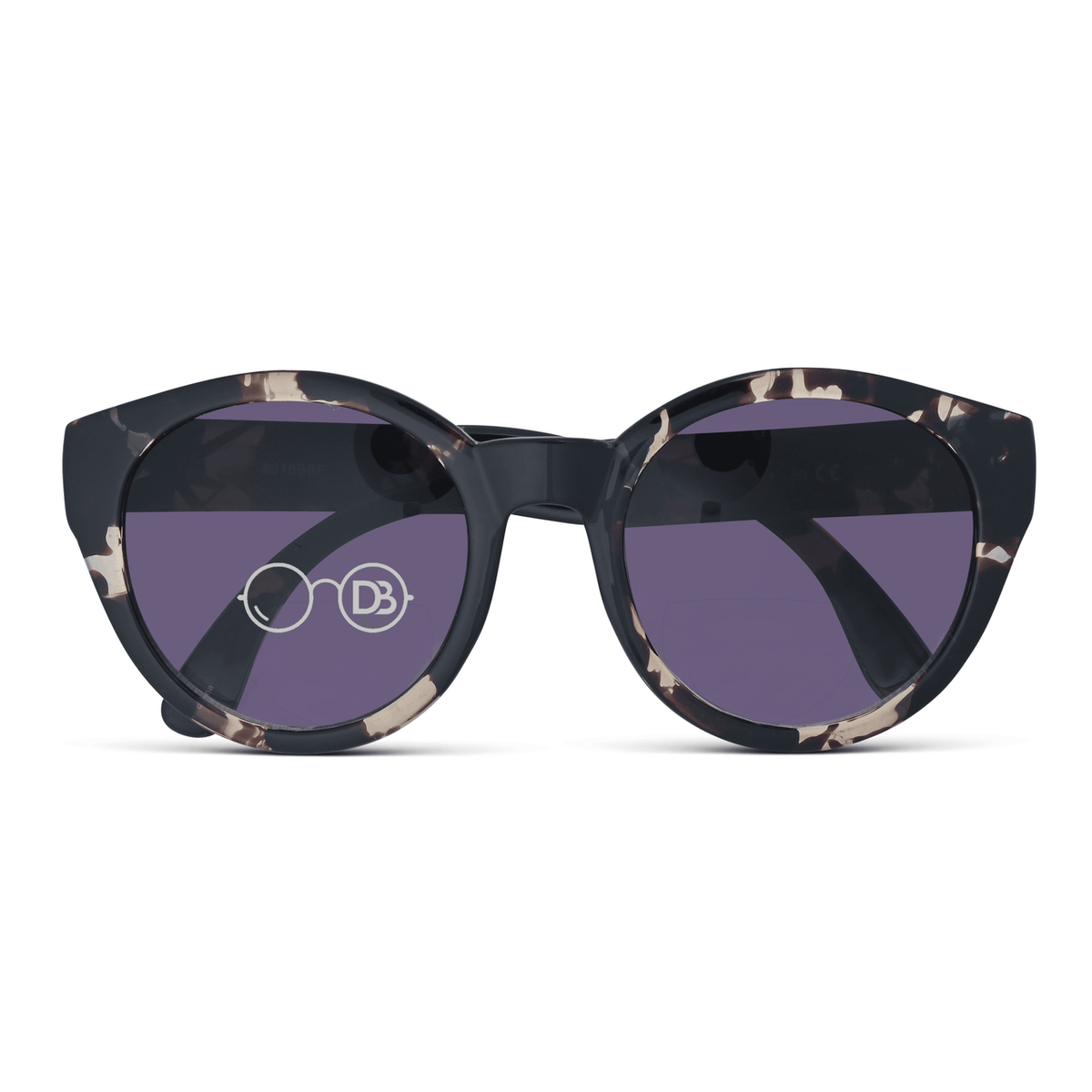 DebSpecs Hidden Inner Bifocal Sunglass Readers ef8918bf Brown Tortoise front folded view