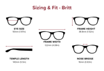 DebSpecs Large-size eyewear fit guide Britt