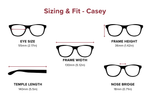 DebSpecs Large-size eyewear fit guide Casey