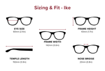 DebSpecs Large-size eyewear fit guide Ike