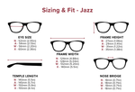 DebSpecs Large-size eyewear fit guide Jazz