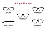 DebSpecs Large-size eyewear fit guide Joel