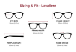 DebSpecs Large-size eyewear fit guide Lavaliere