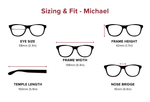 DebSpecs Large-size eyewear fit guide Michael