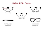 DebSpecs Large-size eyewear fit guide Piazza