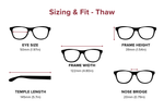DebSpecs Large-size eyewear fit guide Thaw