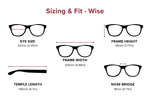 DebSpecs Large-size eyewear fit guide Wise
