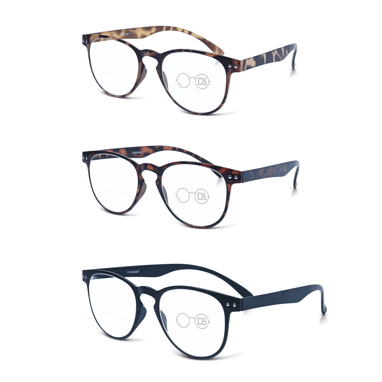DebSpecs Lightweight round bifocal reading glasses product group