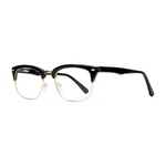 DebSpecs Malcolm Black Gold eyewear